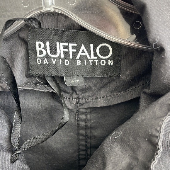 Buffalo David Bitton Women’s Charcoal Lawrence Full Zip Roll Tab Jacket - Small - Picture 2 of 7